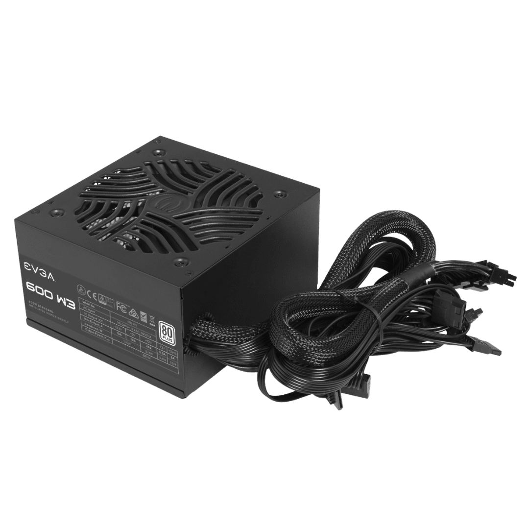 Fuente EVGA 100-W3-0600-K1 600W 80 Plus White - Imagen 2