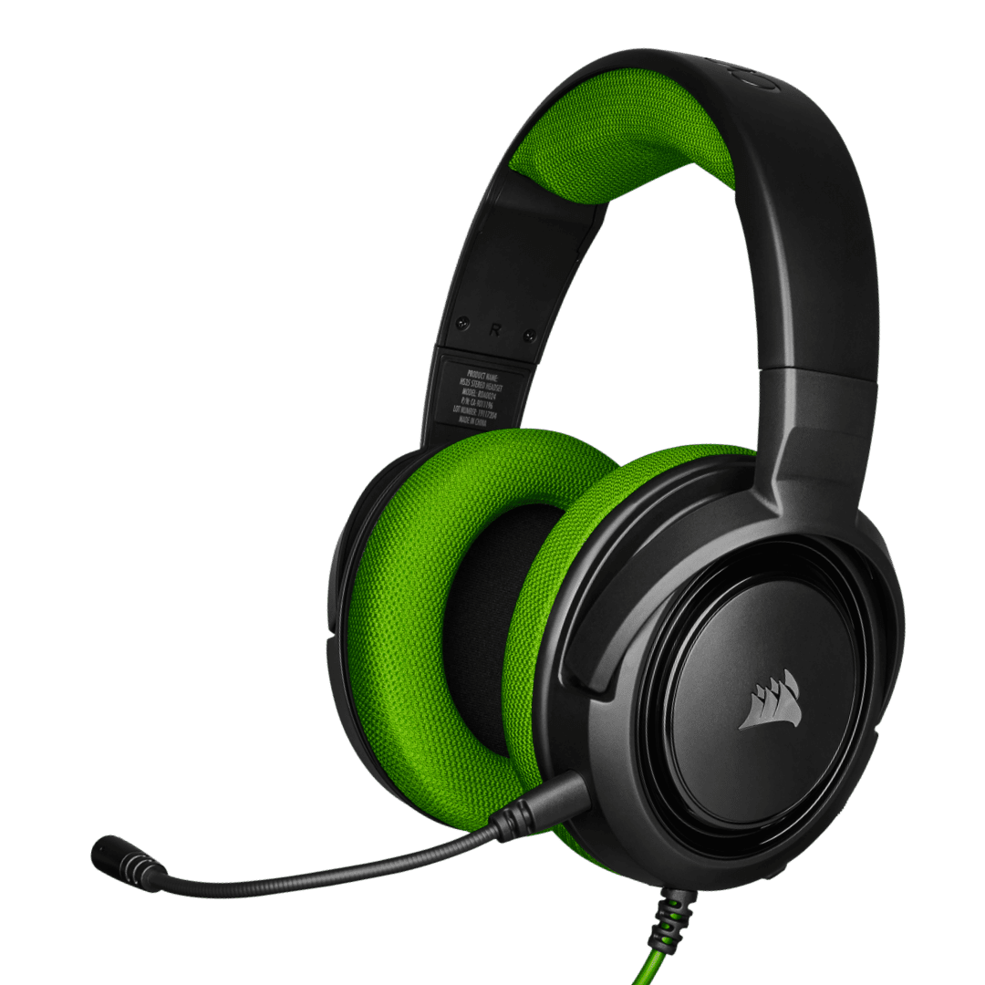 Auricular Corsair HS35 CA-9011197-NA 3.5mm Verde