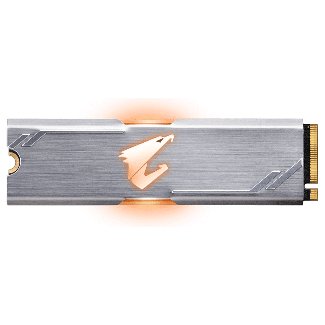 SSD Nvme Gigabyte Aorus GP-ASM2NE2512GTTDR 512GB 2280 RGB