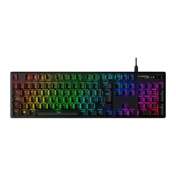 Teclado Kingston Hyperx Alloy Origins Switch Red Negro RGB