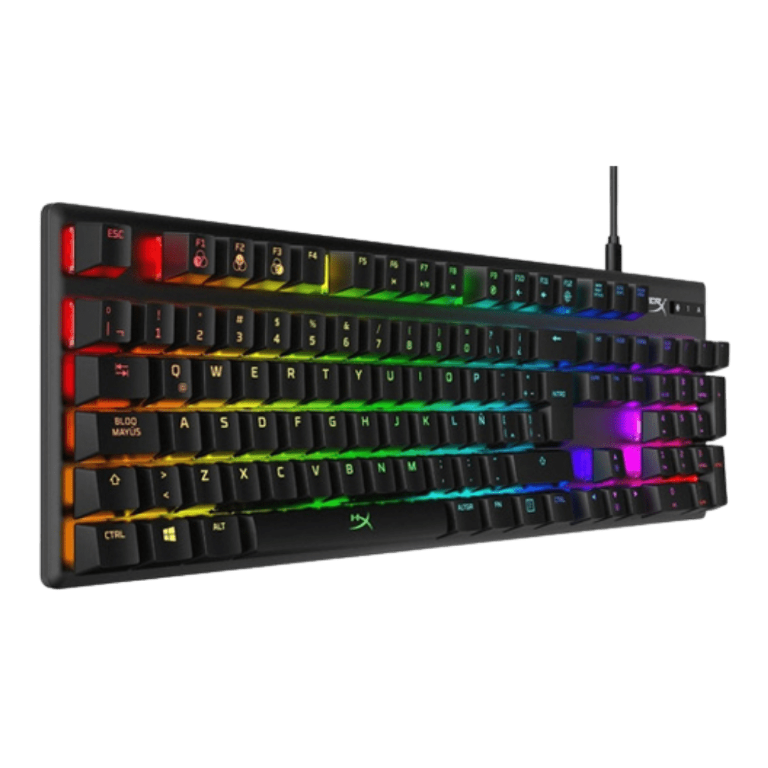 Teclado Kingston Hyperx Alloy Origins Switch Red Negro RGB - Imagen 2
