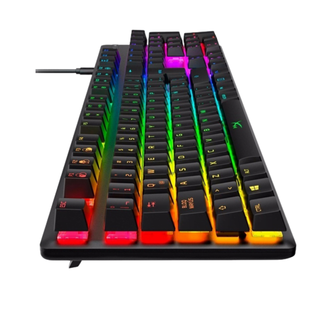 Teclado Kingston Hyperx Alloy Origins Switch Red Negro RGB - Imagen 3