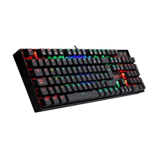 Teclado Gamer Mecánico Redragon K551RGB-1 Mitra USB RGB Inglés Negro - Imagen 2