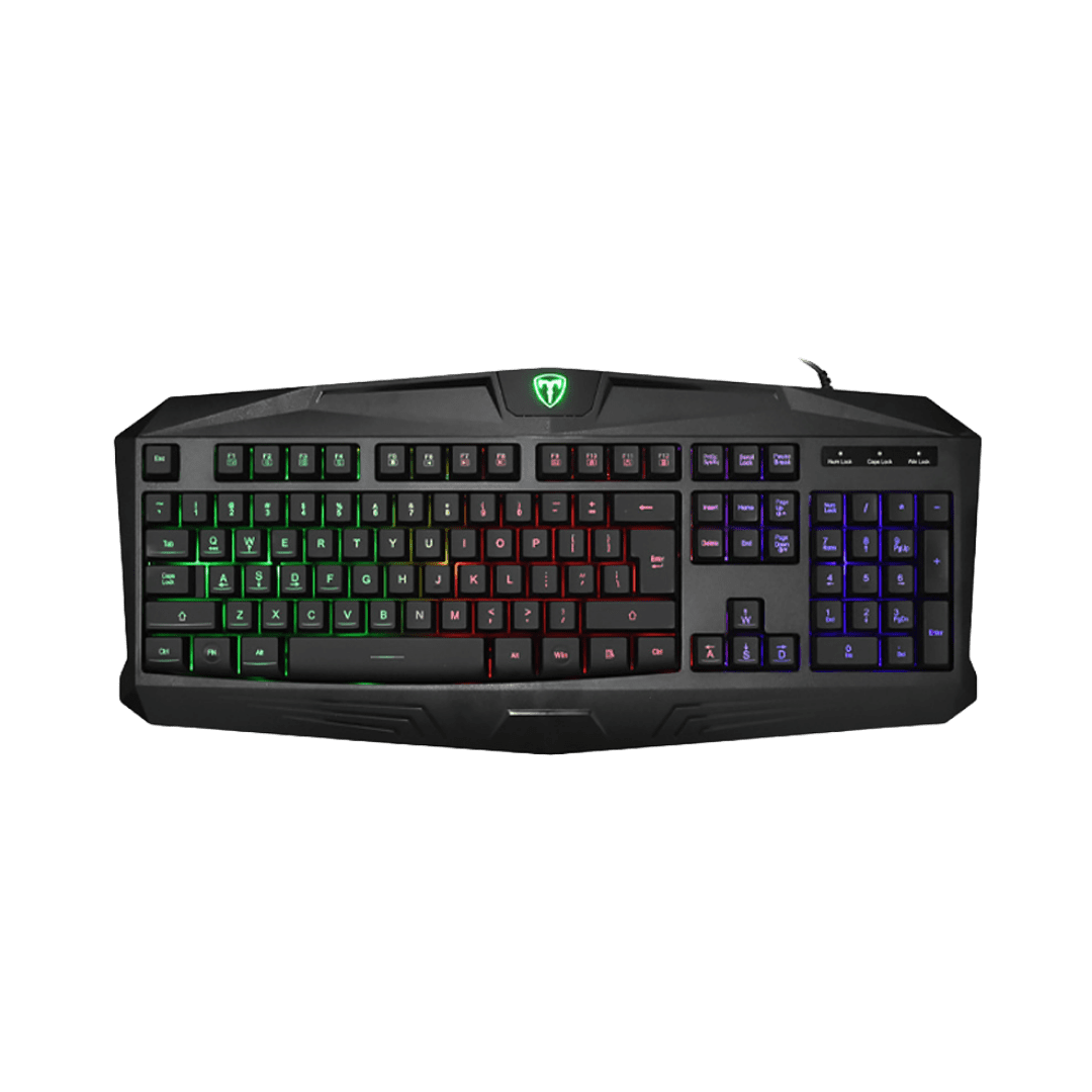 Teclado T-Dagger Tanker Rainbow Negro