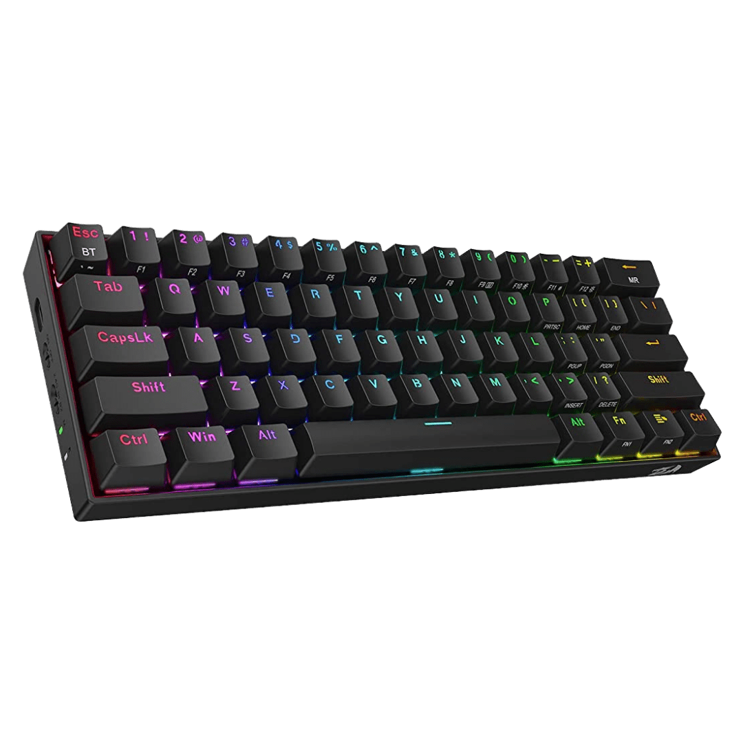 Teclado Gamer Redragon K530 RGB Pro Draconic Sin Cable Inglés - Negro - Imagen 2