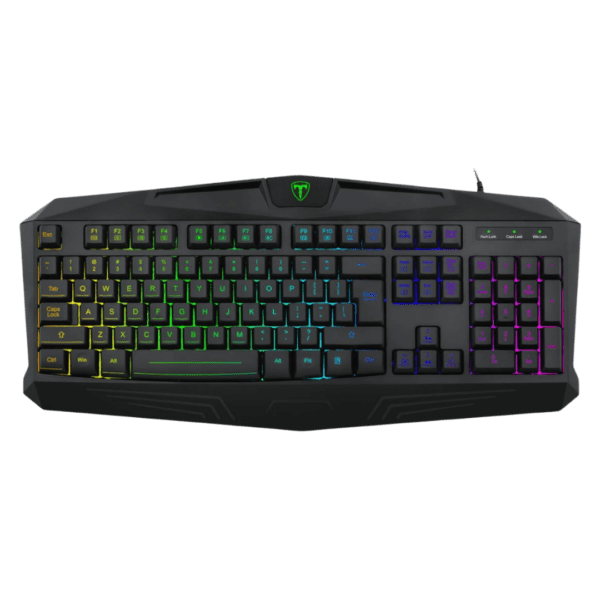 Teclado T-Dagger Tanker T-TGK202 Membrana Negro RGB