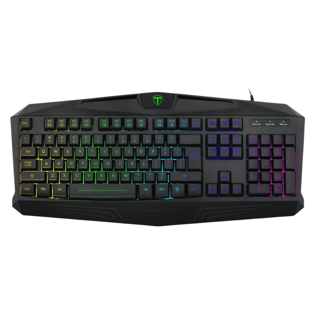 Teclado T-Dagger Tanker T-TGK202 Membrana Negro RGB