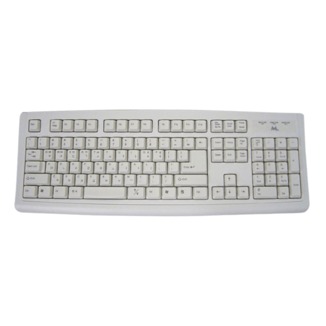 Teclado Mtek K7000 PS2 Blanco