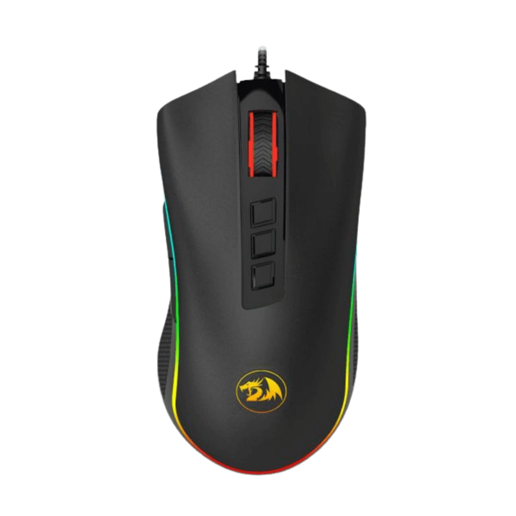 Mouse Redragon Cobra 10000Dpi 8Botones Retroiluminado Negro