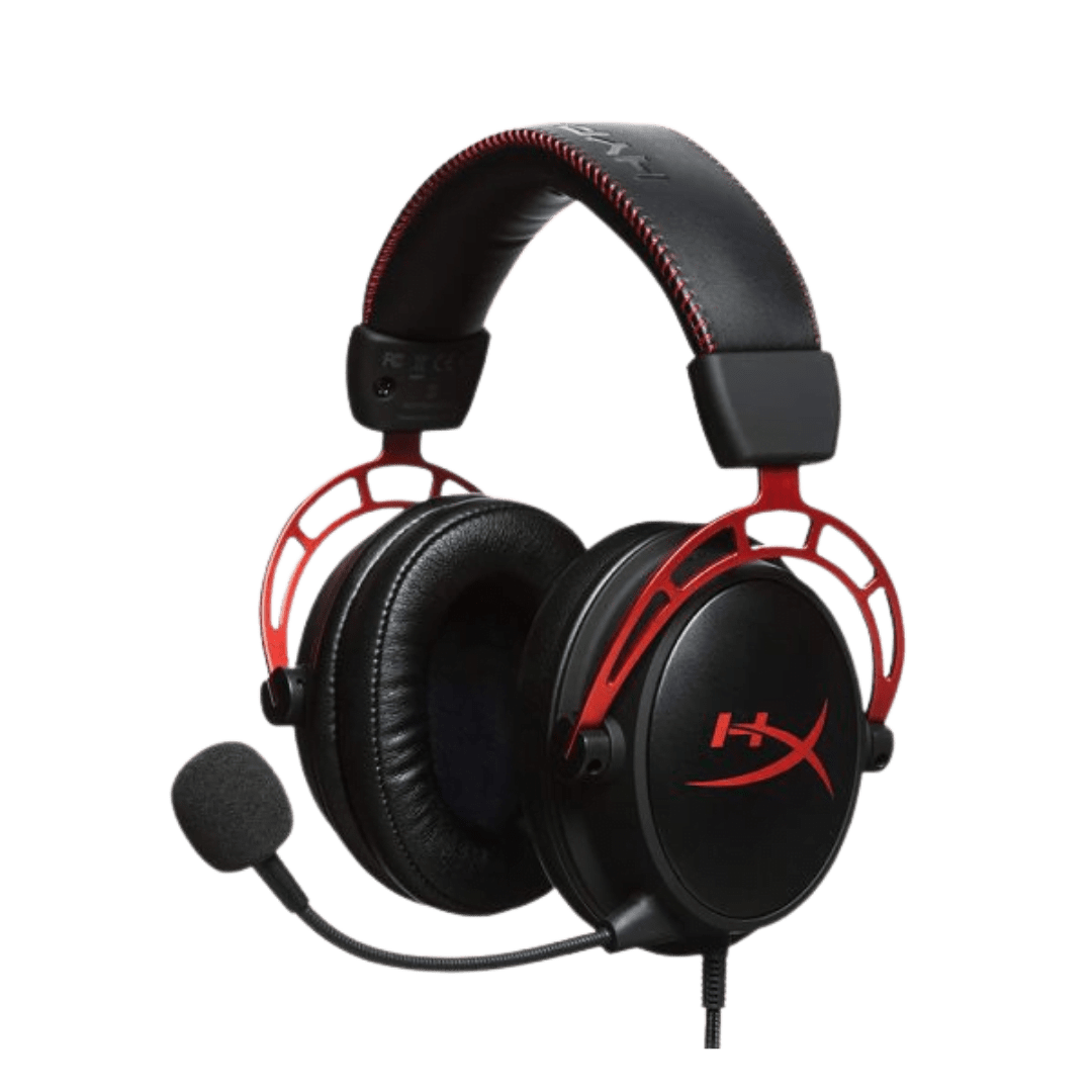Auricular Kingston Hyperx Alpha HX-HSCA-RD AM 3.5mm Negro-Rojo