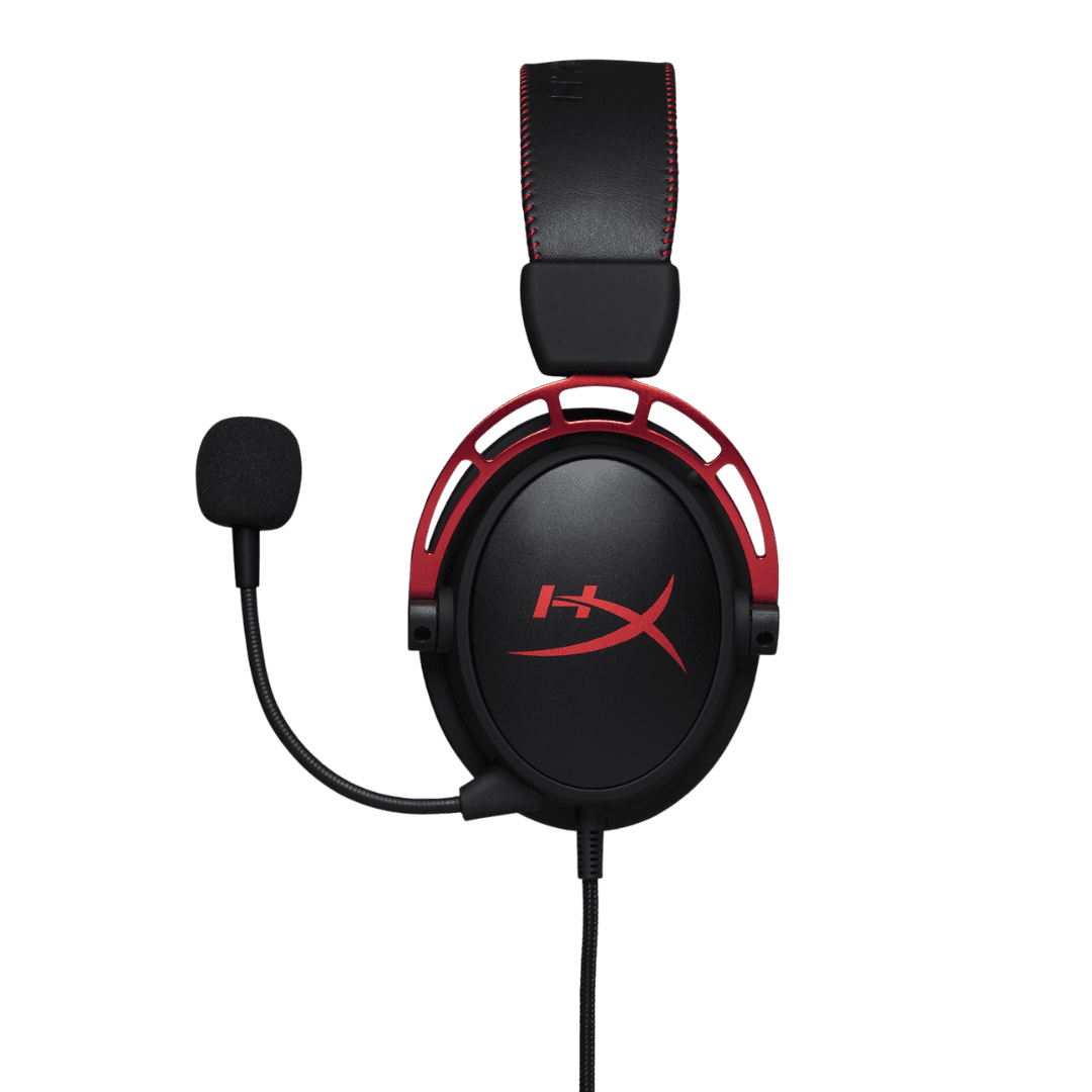 Auricular Kingston Hyperx Alpha HX-HSCA-RD AM 3.5mm Negro-Rojo - Imagen 2