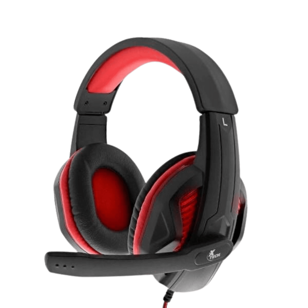 Auricular Xtech XTH-551 Gaming 3.5mm Negro-Rojo
