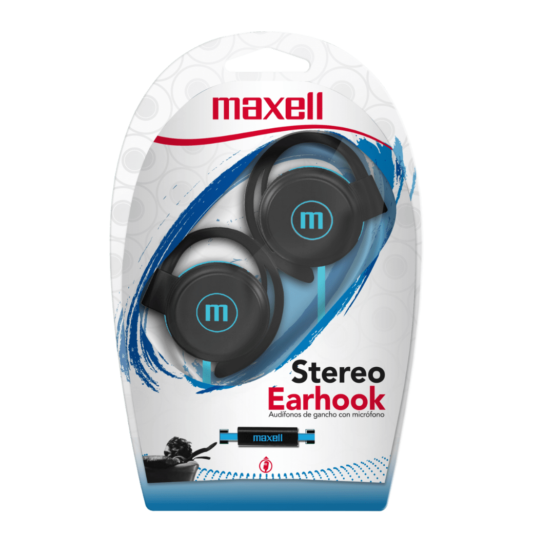 Auricular Maxell EC-155 3.5mm Negro-Azul - Imagen 2