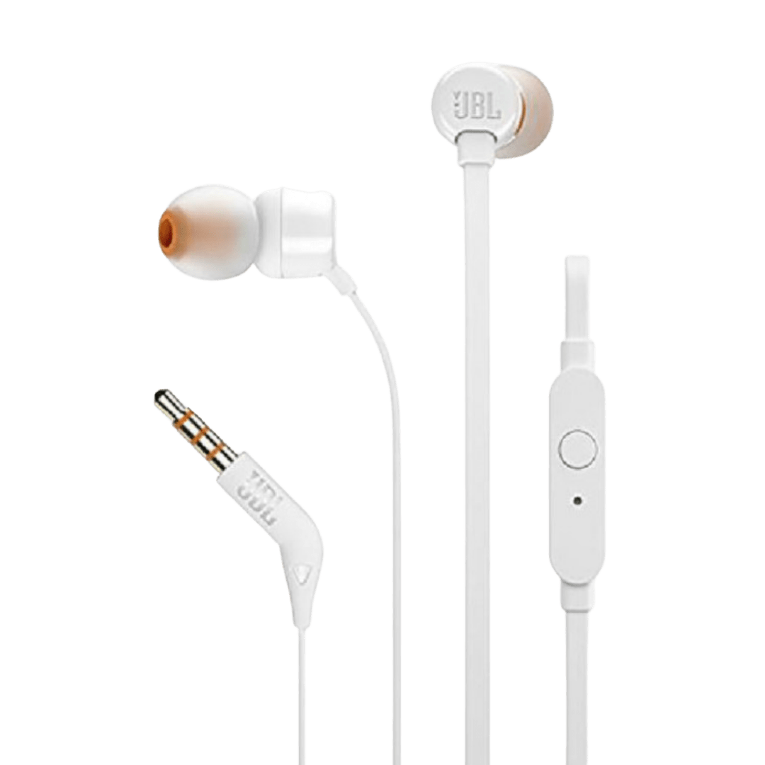 HEADPHONE JBL TUNE T110/3.5MM/BLANCO