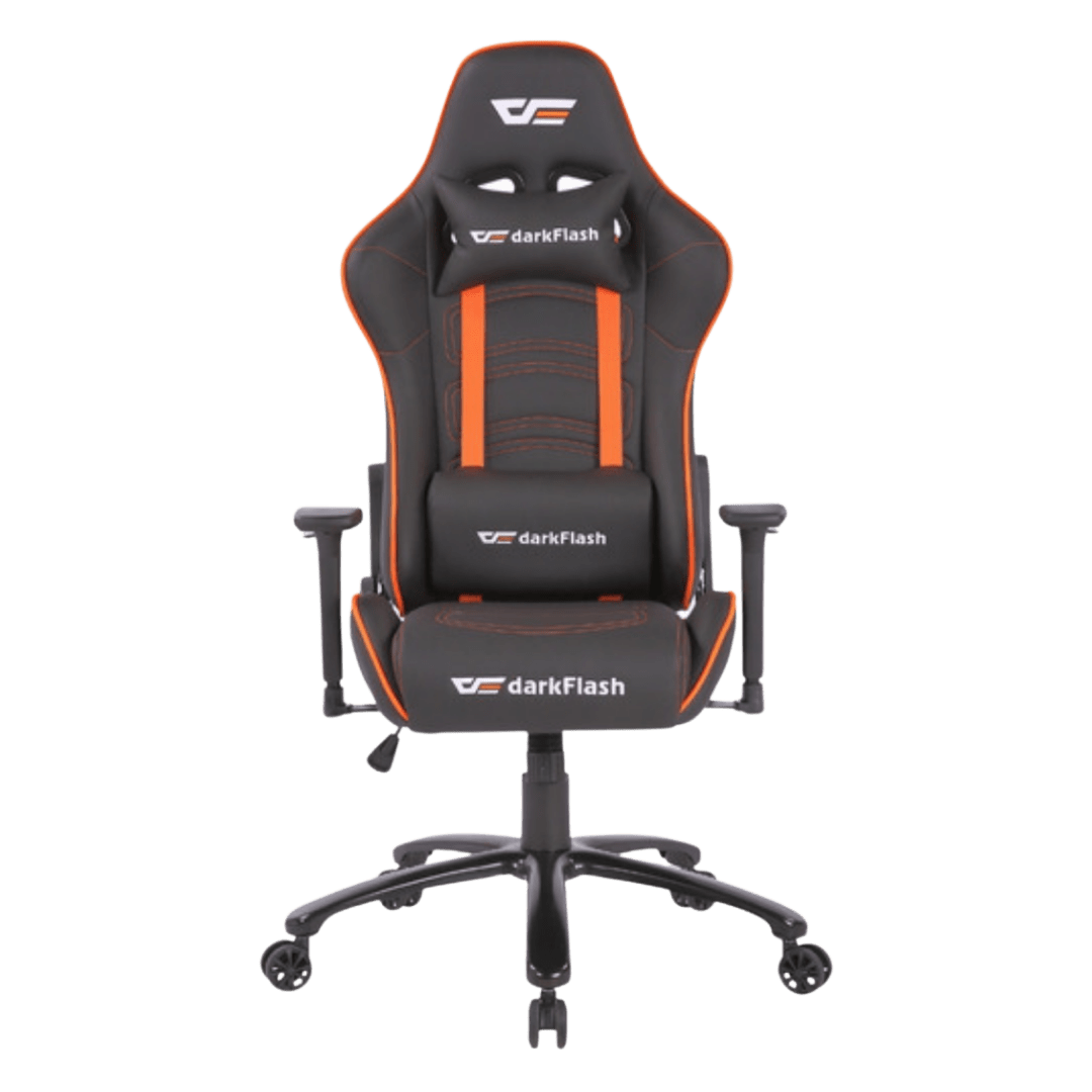 Silla Gamer Darkfhash RC600 Negro-Naranja