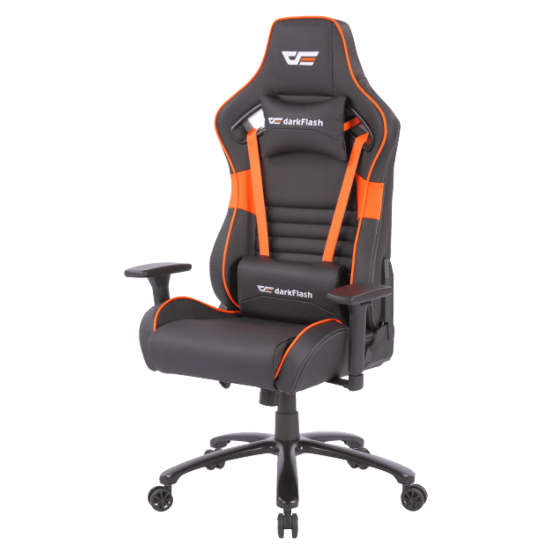 Silla Gamer Darkfhash RC600 Negro-Naranja - Imagen 2