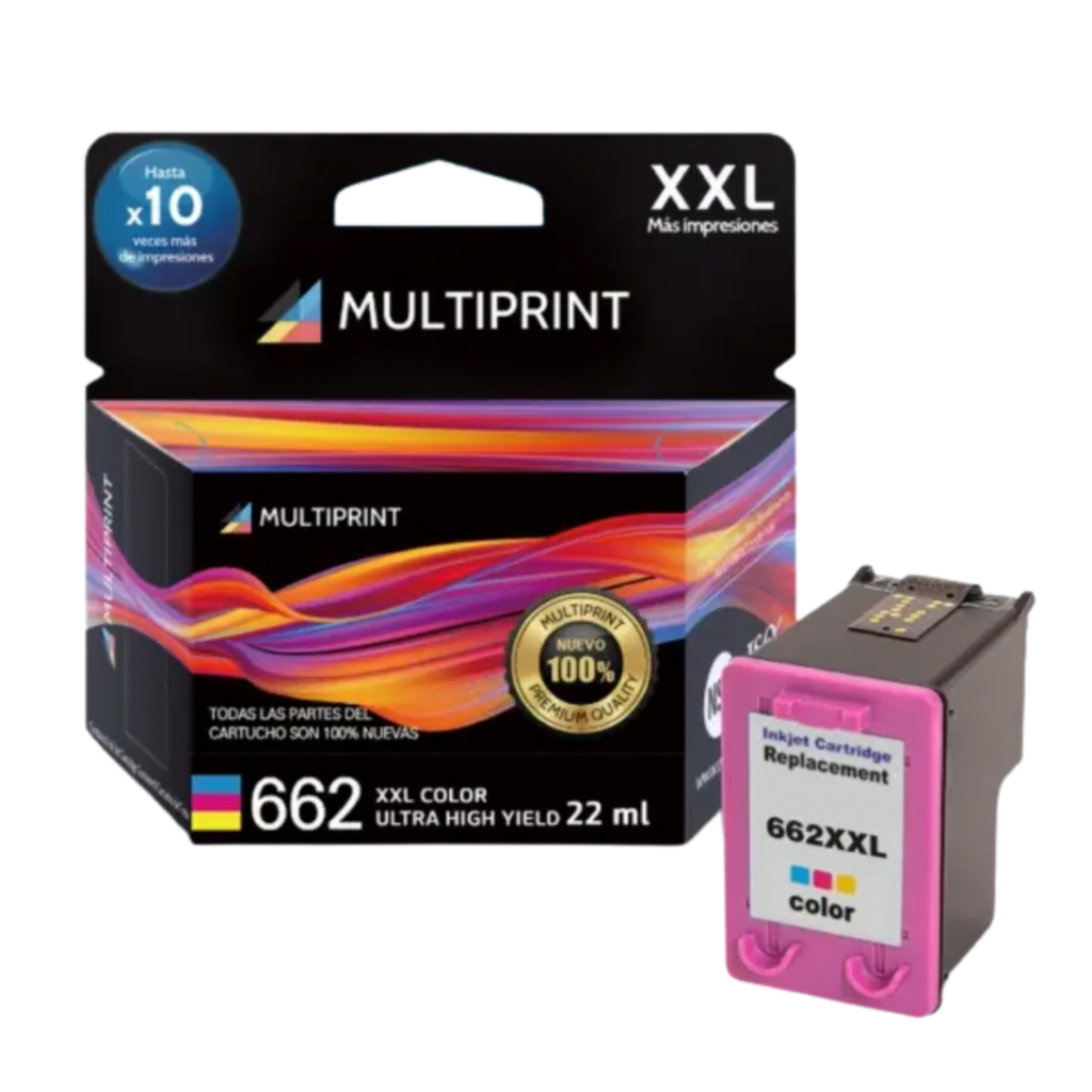 Cartucho Multiprint 662 Color XXL