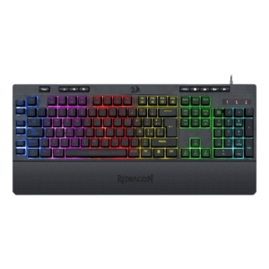 Teclado Redragon Shiva K512RGB-1 Membrana Negro RGB