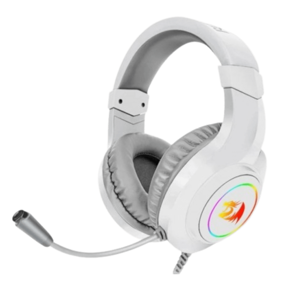 Auricular Redragon H260W-RGB Hylas RGB 3.5mm Blanco