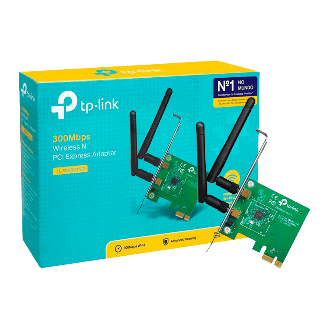 Adaptador Wifi Tp-Link TL-WN881ND PCI 300Mbps