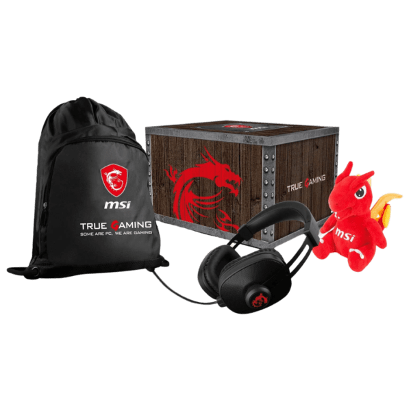 Kit Msi Loot Box Mochila-Peluche-Headset