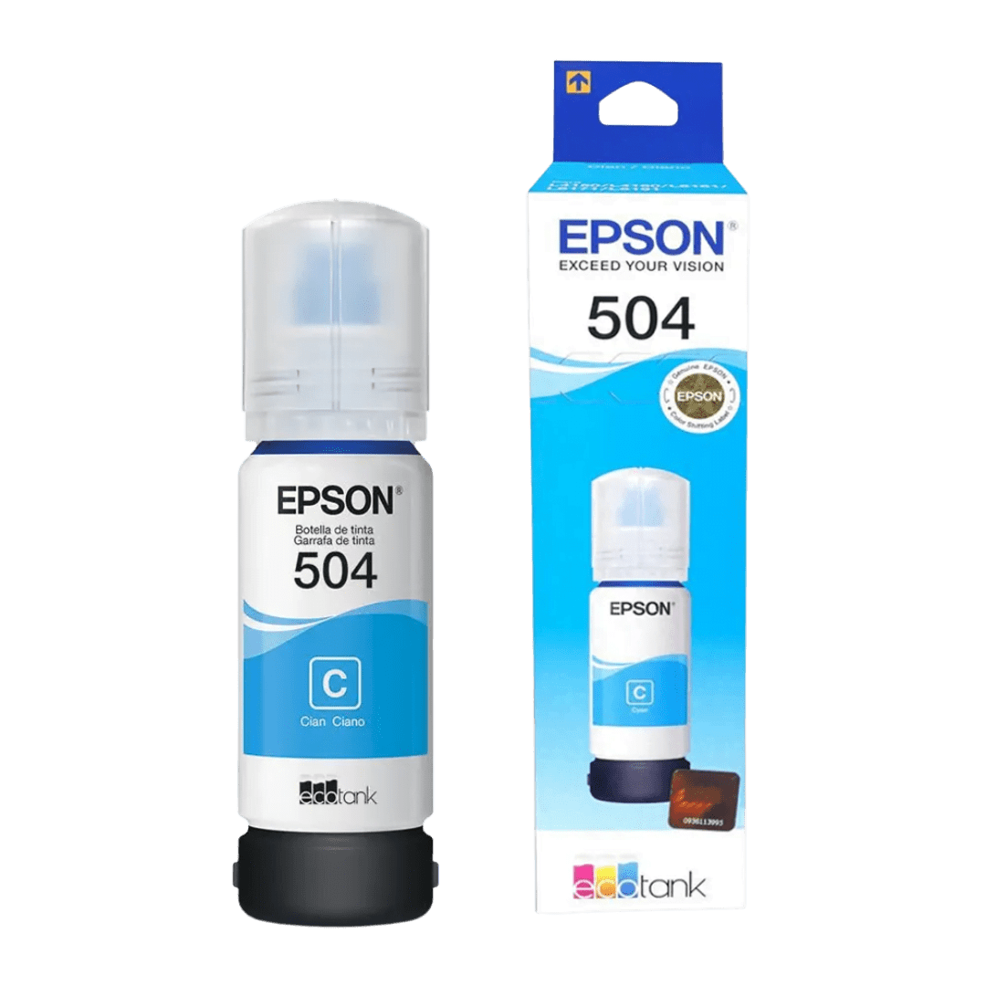 Tinta Epson 504 Ciano