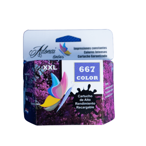 Cartucho Adonai 667 Color XXL