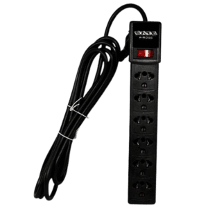 Filtro De Linea (Zapatilla) Sate A-R055 6Tomas Negro 5Mts