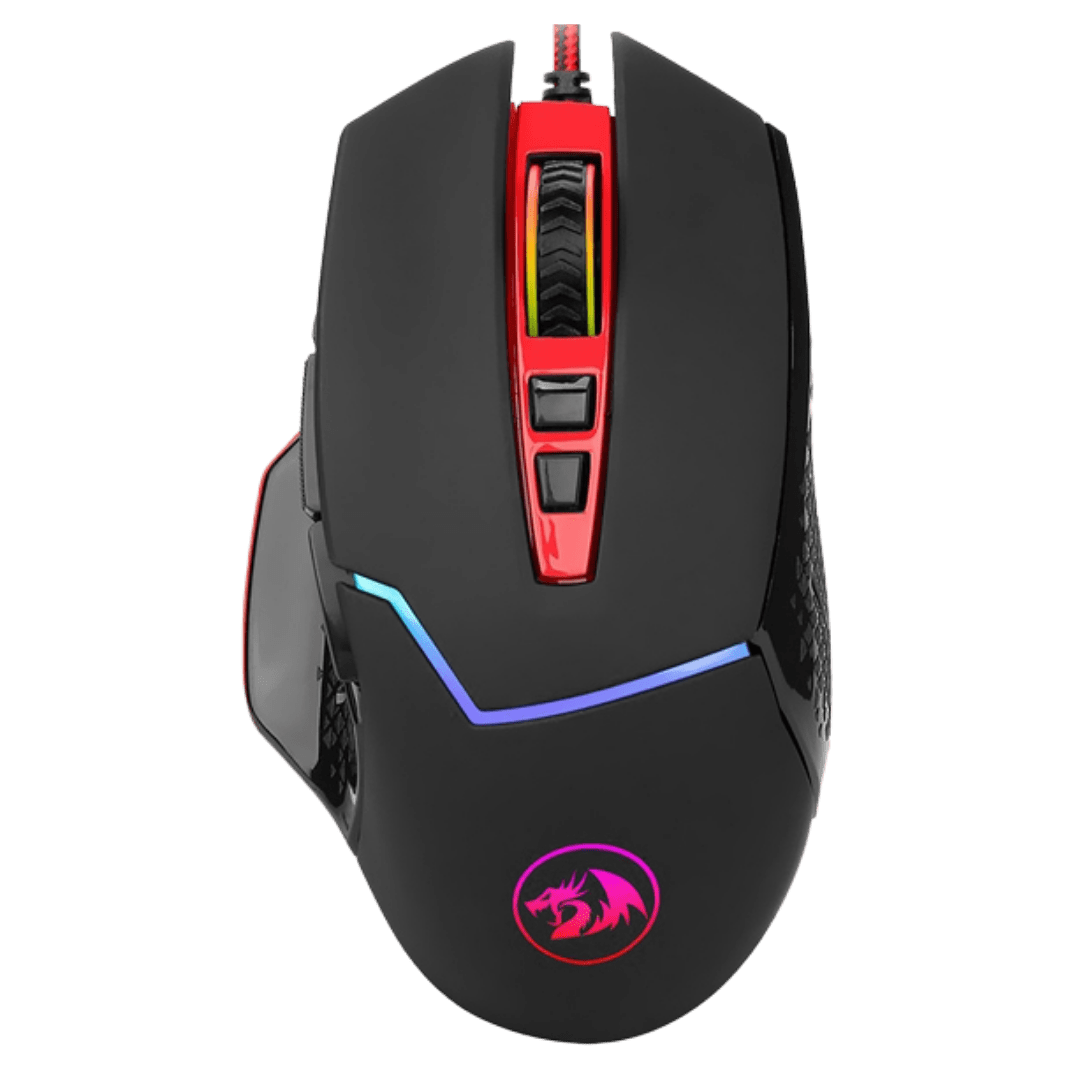 Mouse Gamer Redragon M907 Inspirit 2 USB /RGB - Negro