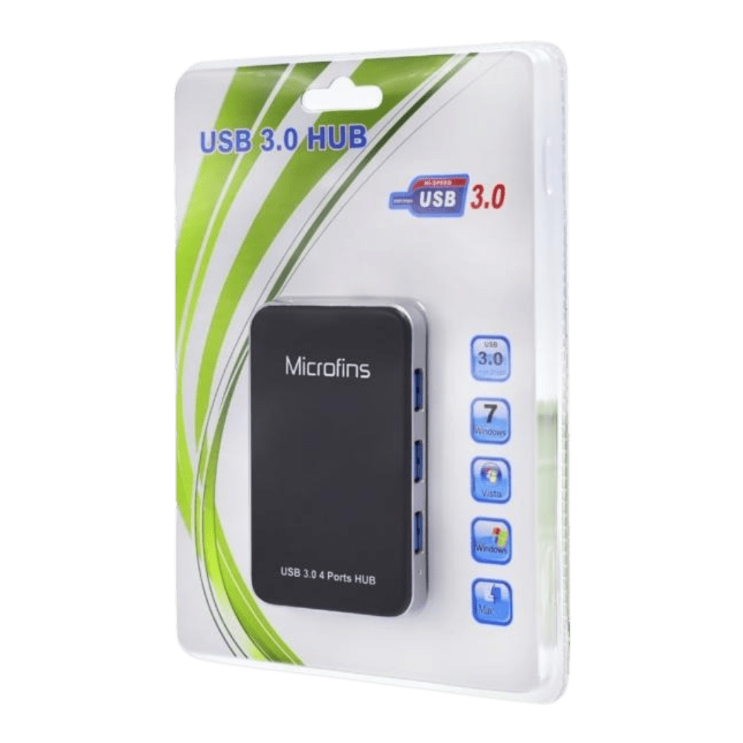 Accesorio Hub USB Microfins 4Puertos USB3.0