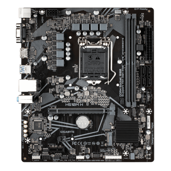 Placa Madre Gigabyte H510M-H M2.0 S1200 DDR4 - Imagen 2