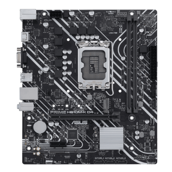 Placa Madre Asus Prime H610M-K D4 M2.0 S1700 DDR4 - Imagen 2