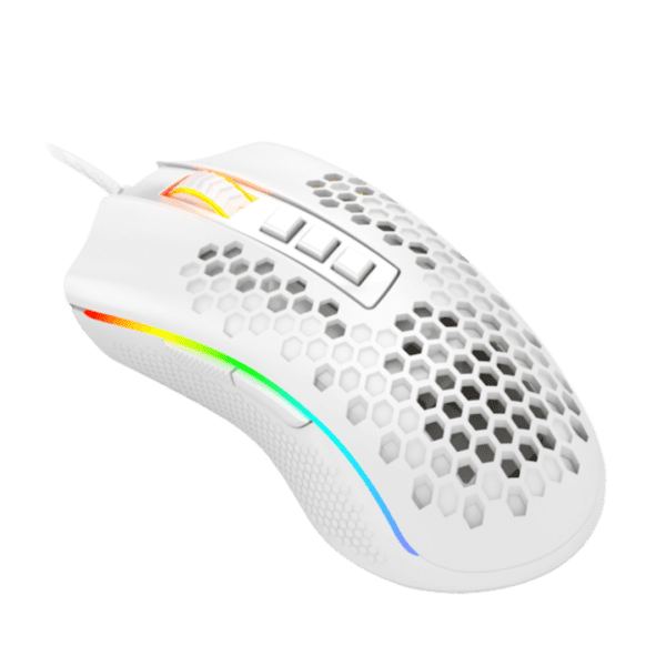 Mouse Redragon Storm Elite M988W-RGB  16000DPI Blanco RGB - Imagen 2