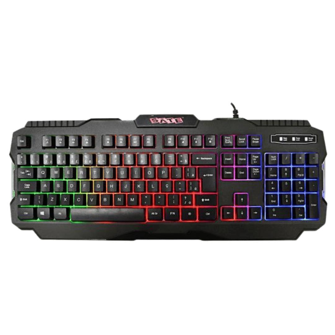 Teclado Sate AK-837 Negro USB RGB