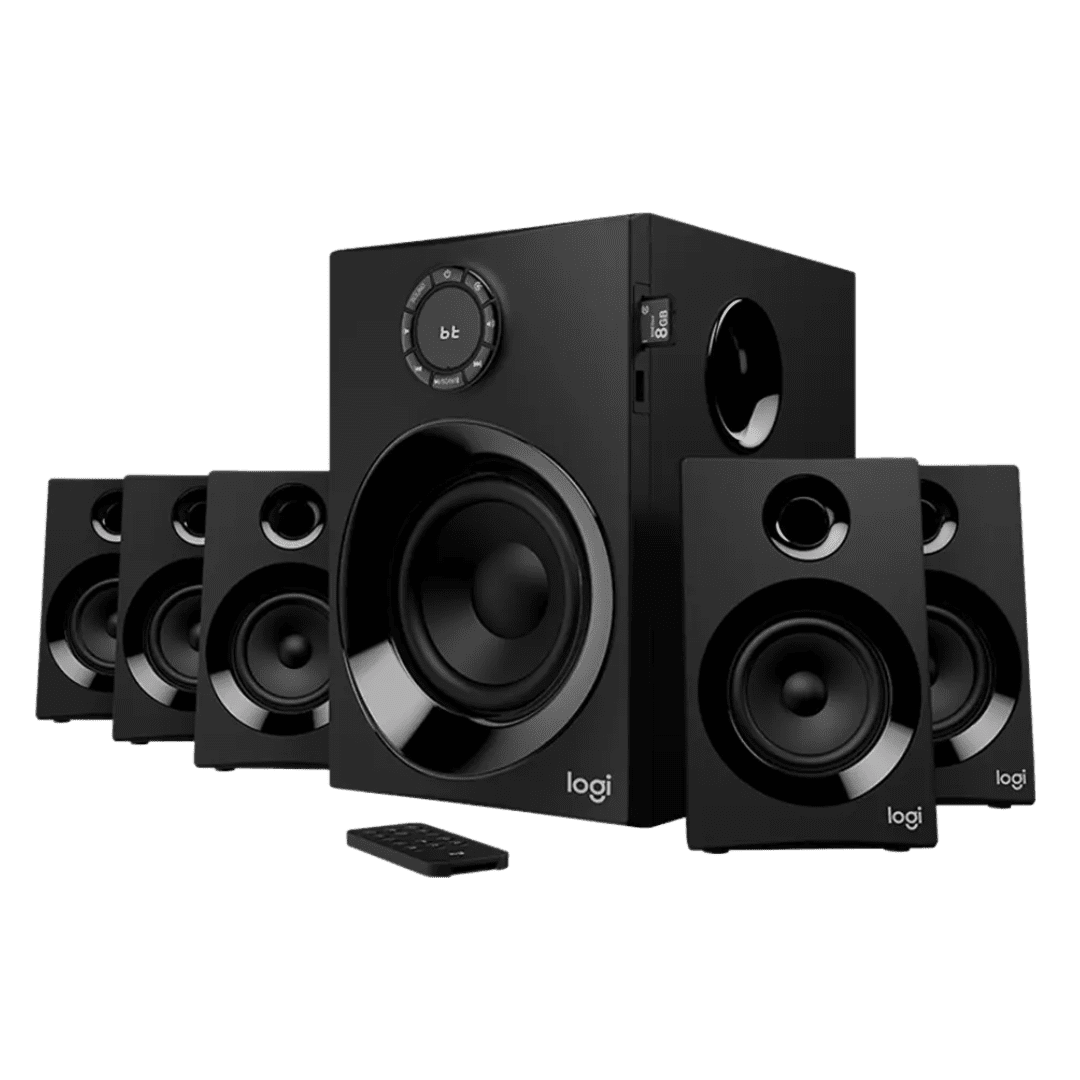 Caja De Sonido Logitech Z607 5.1 Negro