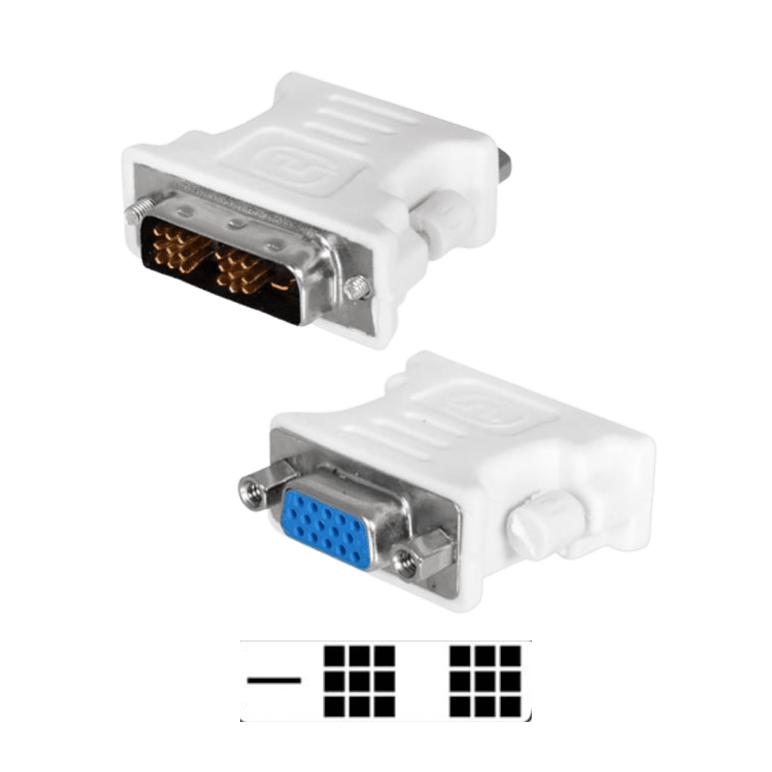 Adaptador Video Generico DVI-D a VGA Single Link