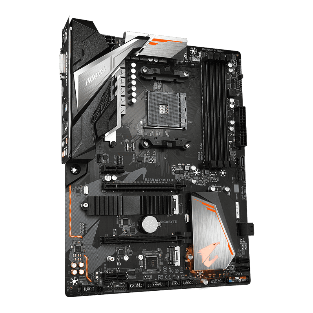 Placa Madre Gigabyte B450 Aorus Elite V2 AM4 DDR4 RGB