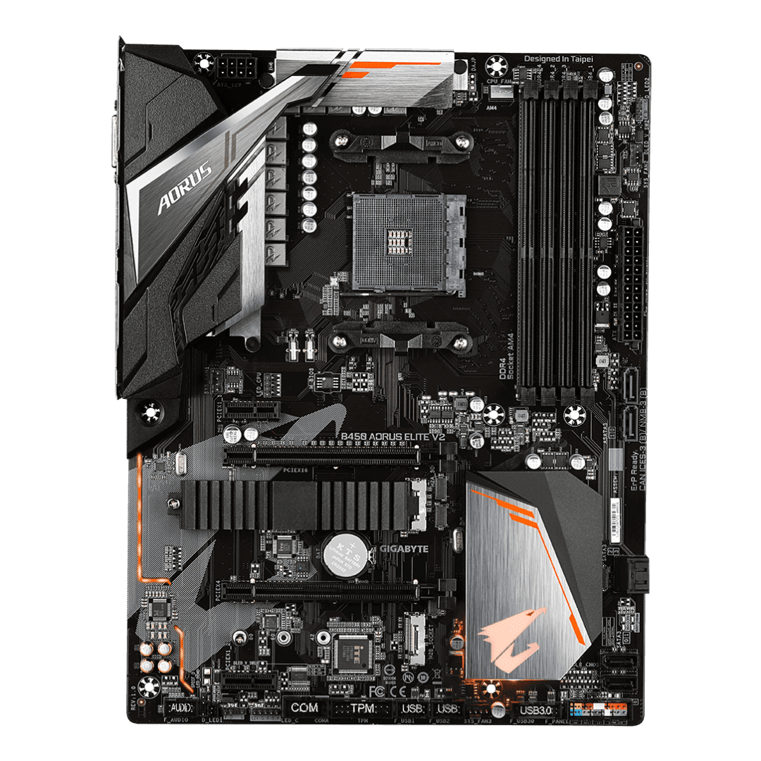 Placa Madre Gigabyte B450 Aorus Elite V2 AM4 DDR4 RGB