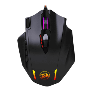 Mouse Gamer Redragon Impact M908 RGB 12400DPI USB - Negro