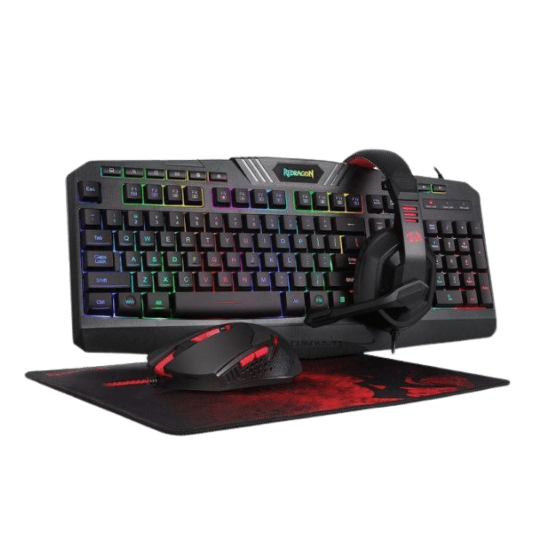 Kit Redragon Gamer S101-BA-2 Teclado-Mouse-Headset-Mousepad