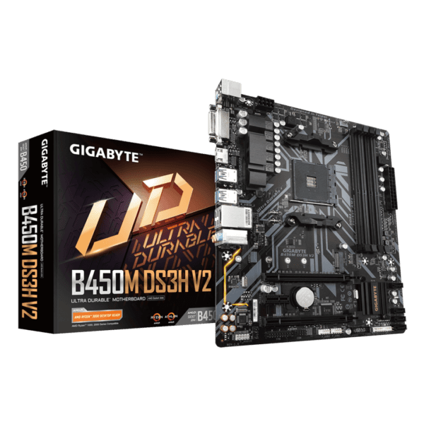 Placa Madre Gigabyte B450M DS3H V2 AM4 DDR4