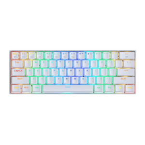 Teclado Gamer Mecánico Redragon K530W-RGB-PRO Draconic Pro Wireless RGB  Brown  Inglés - Blanco