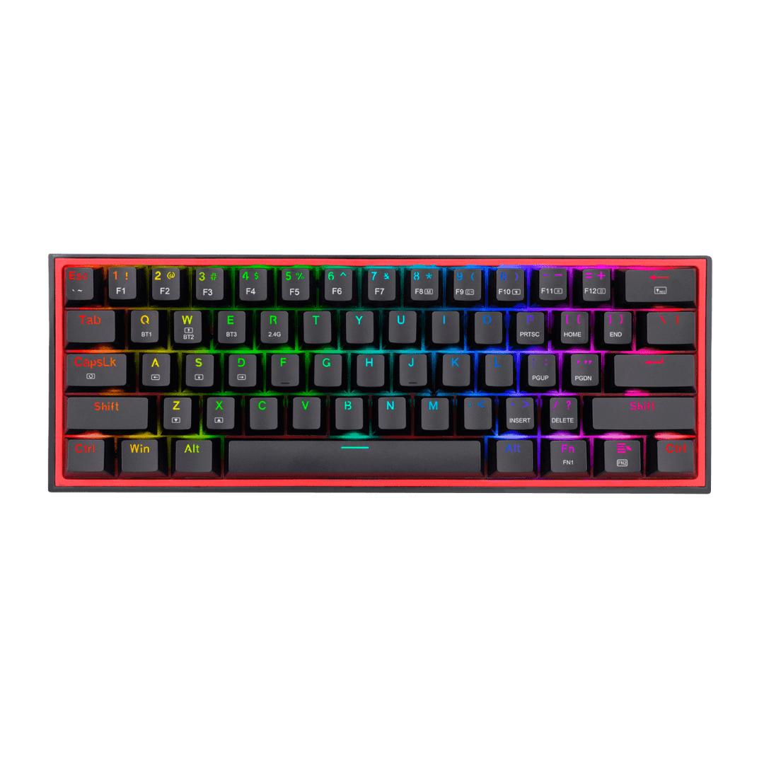 Teclado Redragon Fizz K616-RGB Mecanico RED Wireless Negro RGB