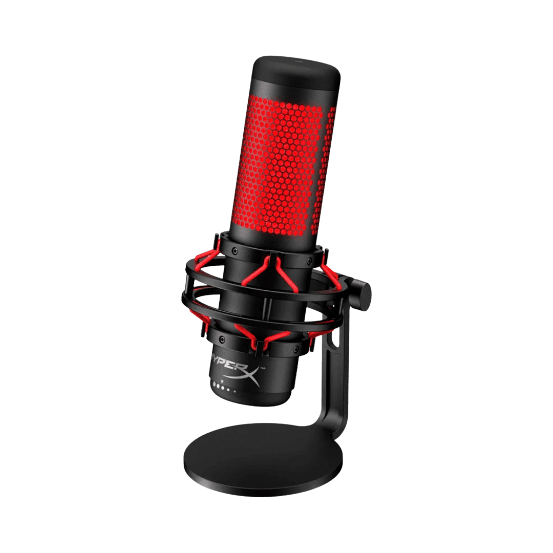 Microfono Kingston HyperX Quadcast 4P5P6AA USB Rojo