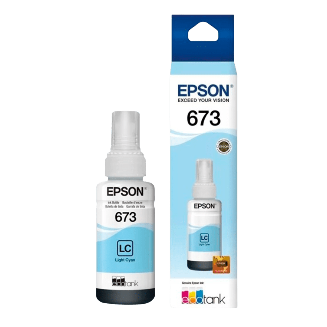 Tinta Epson 673 Ciano Claro