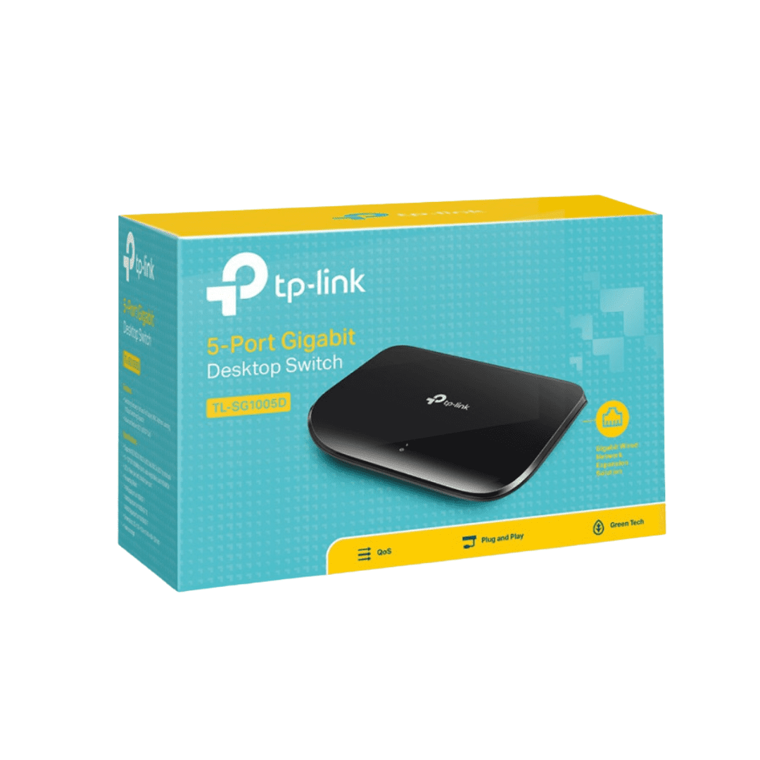 Switch TP-LINK TL-SG1005D 5 Puertos 1000Mbps Usado