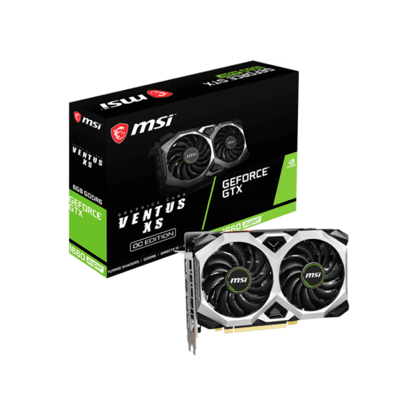 Tarjeta Grafica MSI Geforce GTX 1660 Super Ventus XS OC GDDR6 6GB 192 Bits