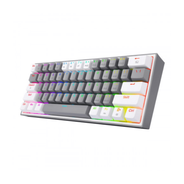 Teclado Redragon Fizz Pro GW K616-RGB Mecanico Wireless Gris-Blanco RGB