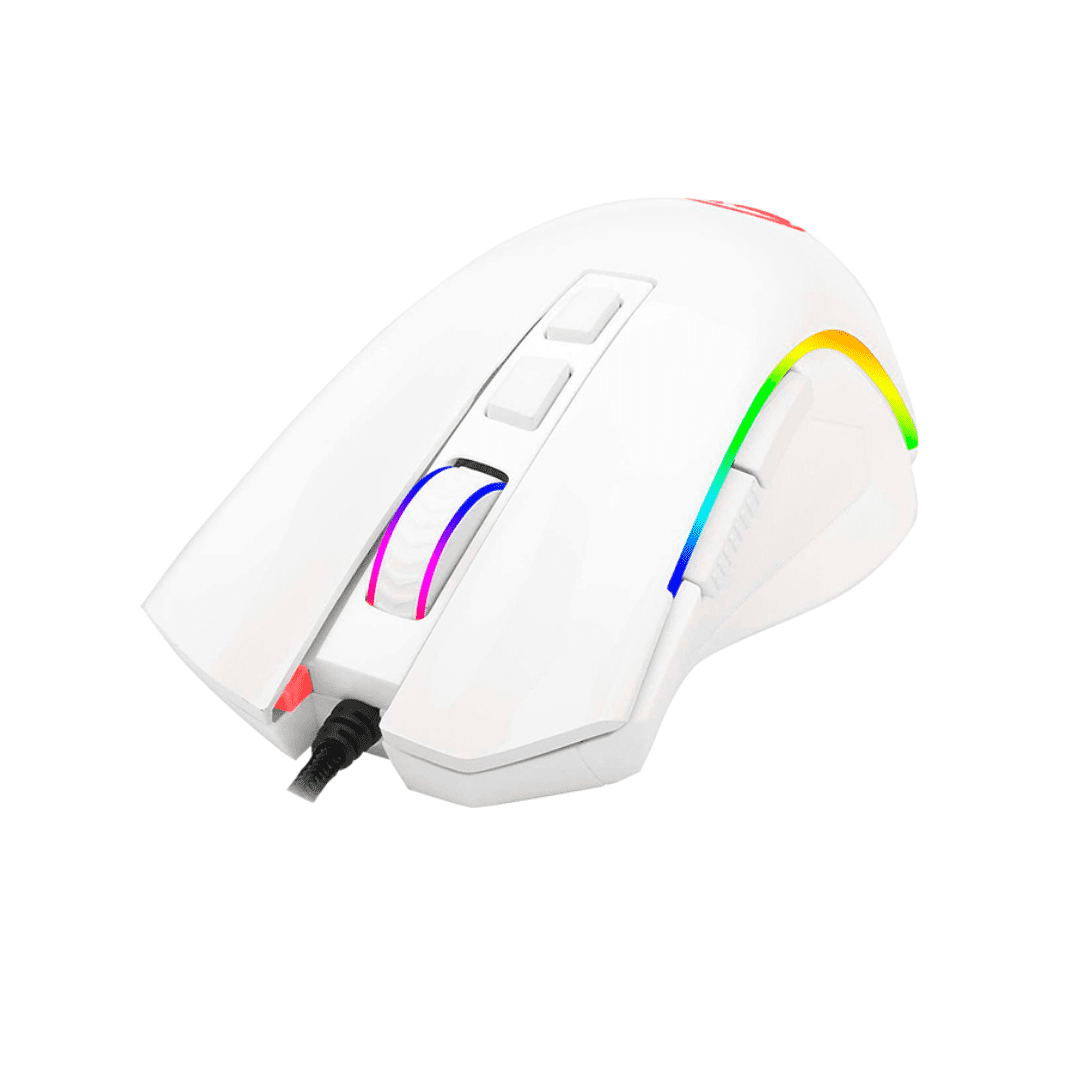 Mouse Redragon Griffin Gaming RGB M607W 7200DPI Blanco RGB