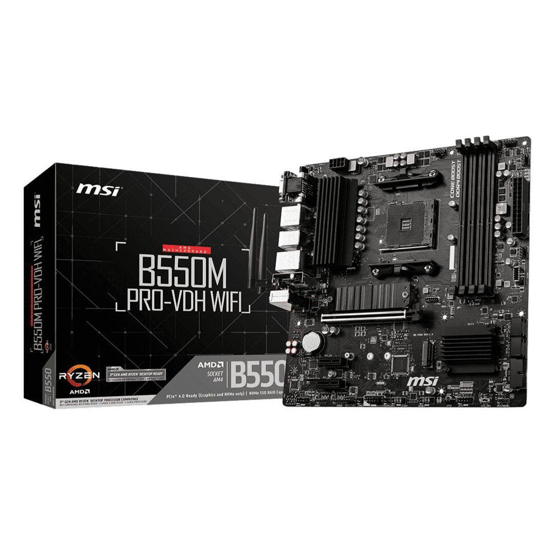 Placa Madre MSI B550M Pro-Vdh WI-FI Socket AM4 VGA DDR4